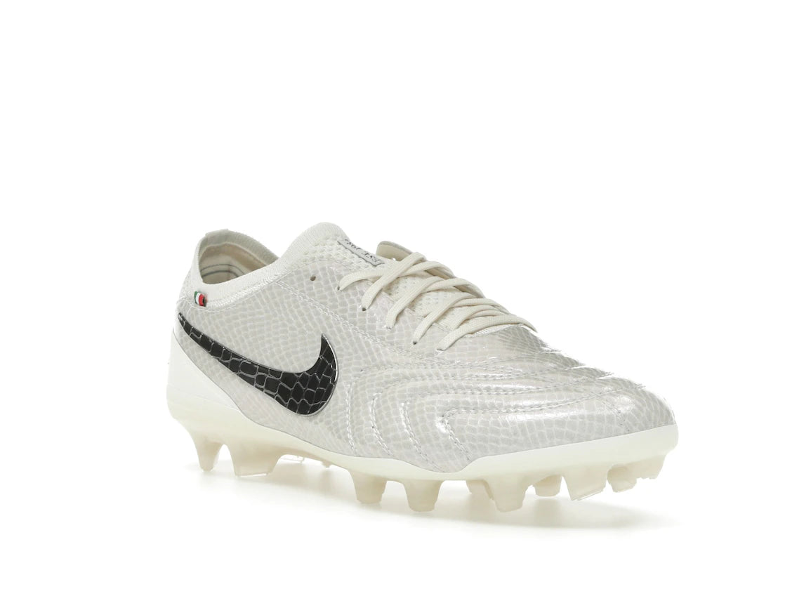 Nike Tiempo Legend 10 Elite Luxe FG Montebelluna Leather White Snakeskin - vue secondaire A