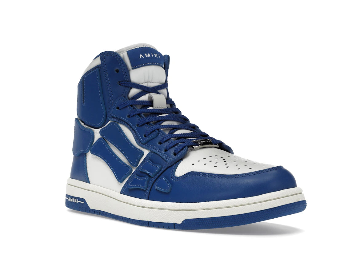 AMIRI Skel Top Hi Blue White - vue secondaire A