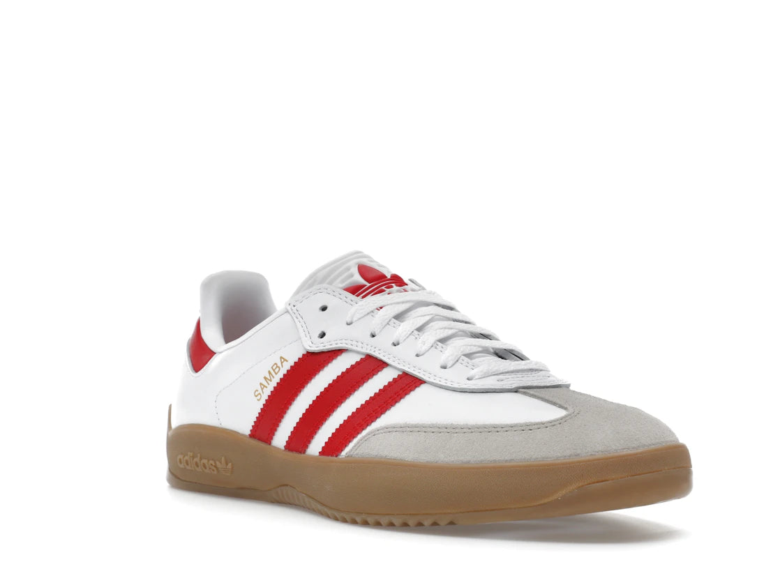 adidas Puig Samba Cloud White Better Scarlet Gum - vue secondaire A