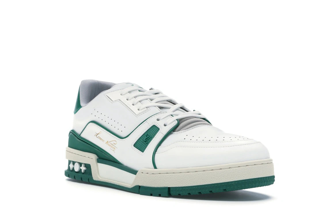 Louis Vuitton LV Trainer Sneaker Low White Green - vue secondaire A