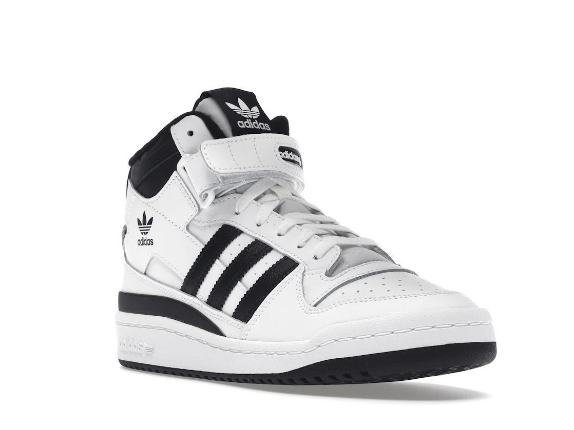 adidas Forum Mid White Black - vue secondaire A
