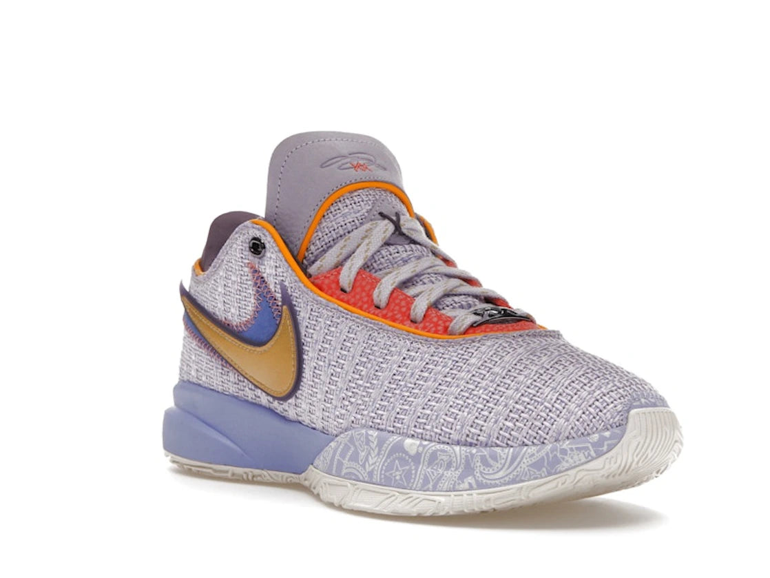 Nike LeBron 20 Violet Frost - vue secondaire A