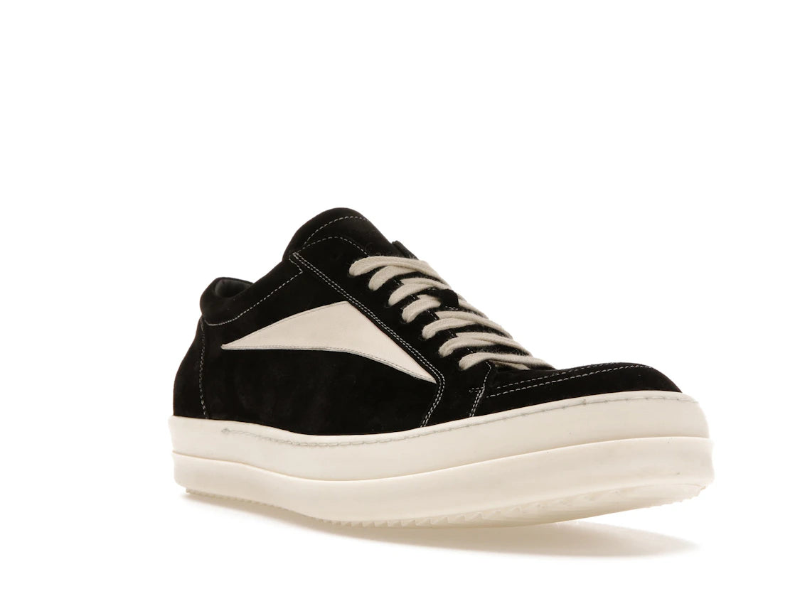 Rick Owens Strobe Vintage Low Black Suede - vue secondaire A