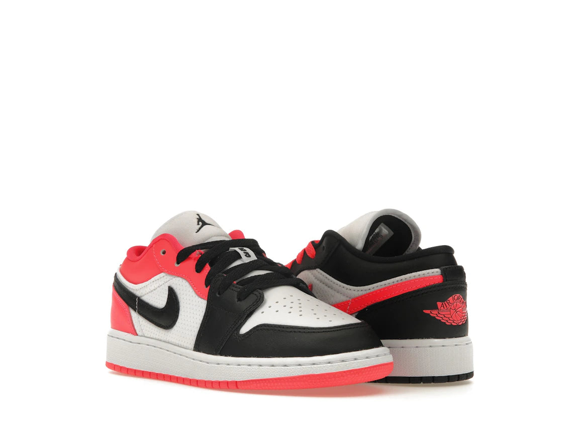 Jordan 1 Low SE Mismatched Infrared (GS) - vue secondaire A