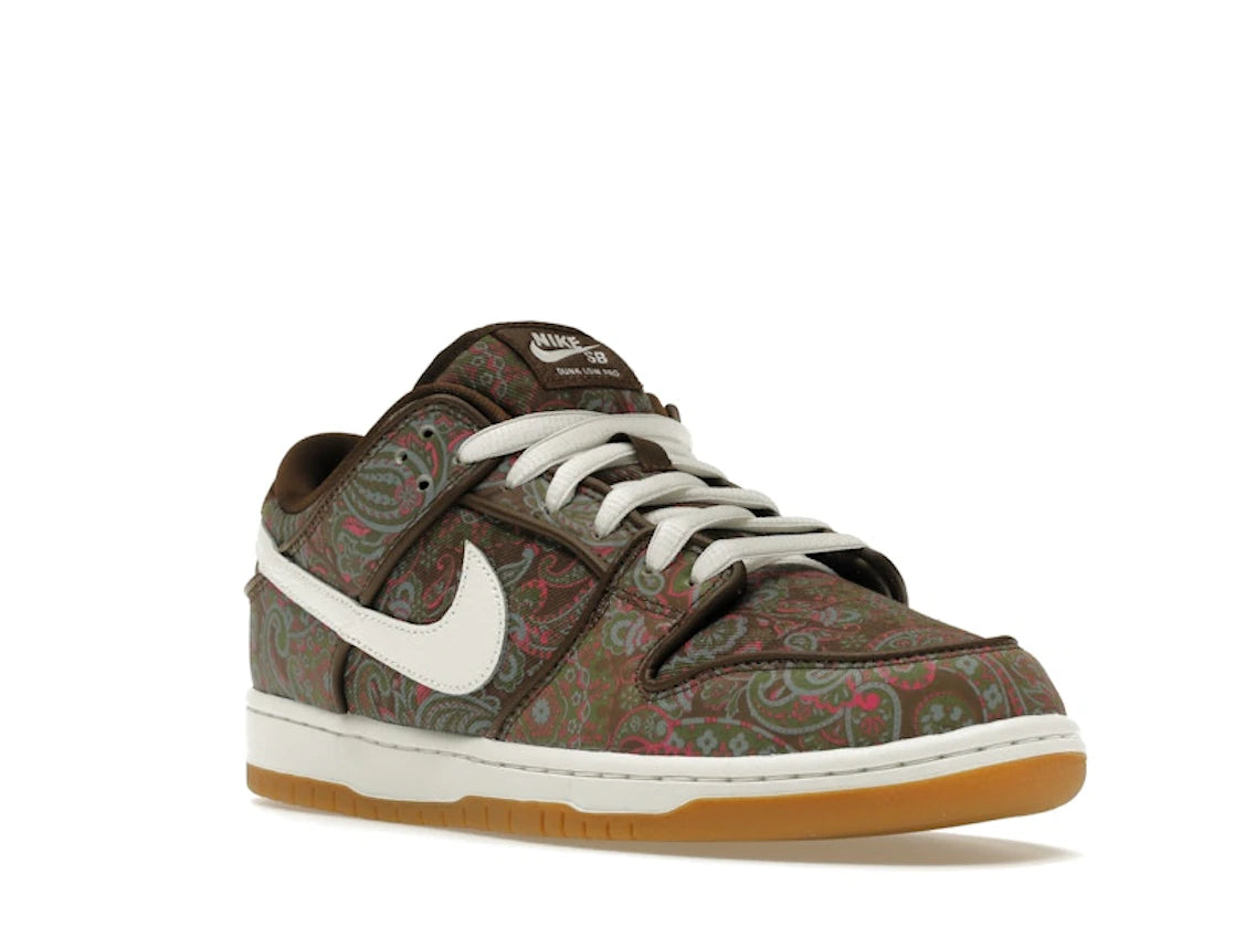 Nike SB Dunk Low Pro Paisley Brown - vue secondaire A