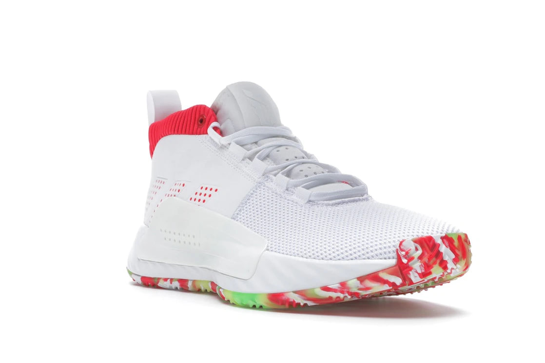 adidas Dame 5 White Multi - vue secondaire A
