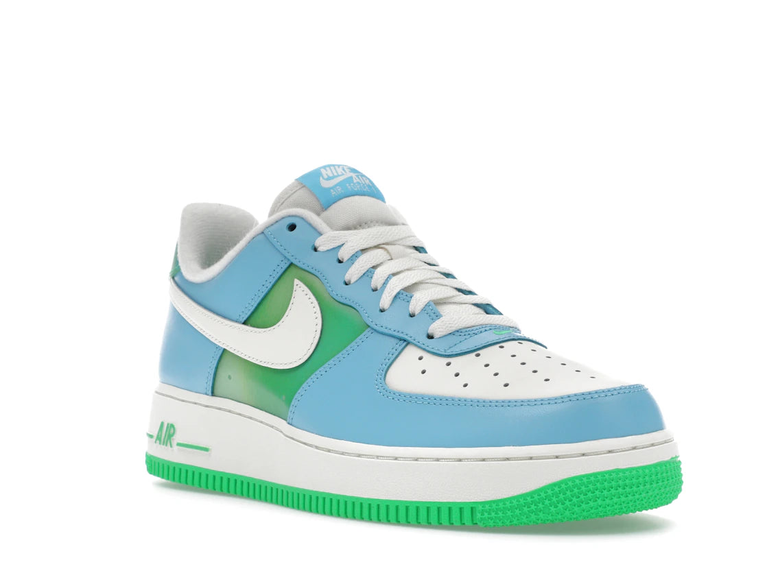 Nike Air Force 1 Low '07 Aquarius Blue Vapor Green - vue secondaire A