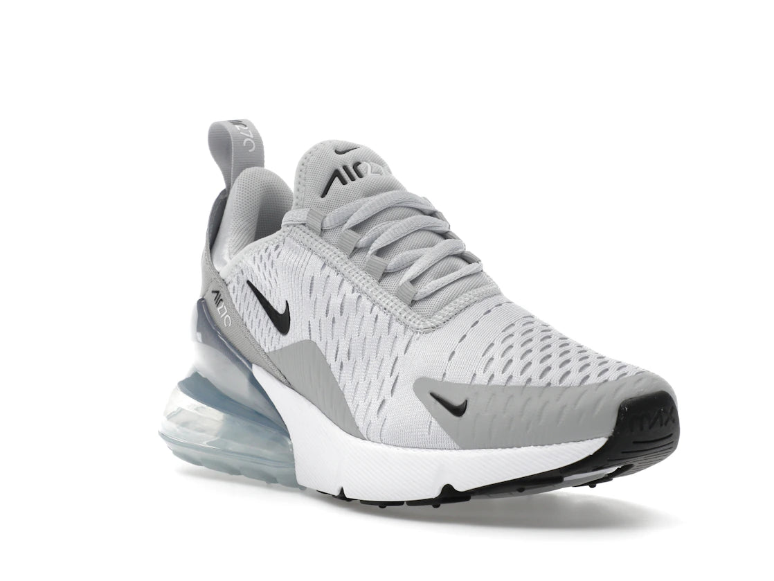 Nike Air Max 270 Pure Platinum Light Smoke Grey Metallic Silver Black (Women's) - vue secondaire A