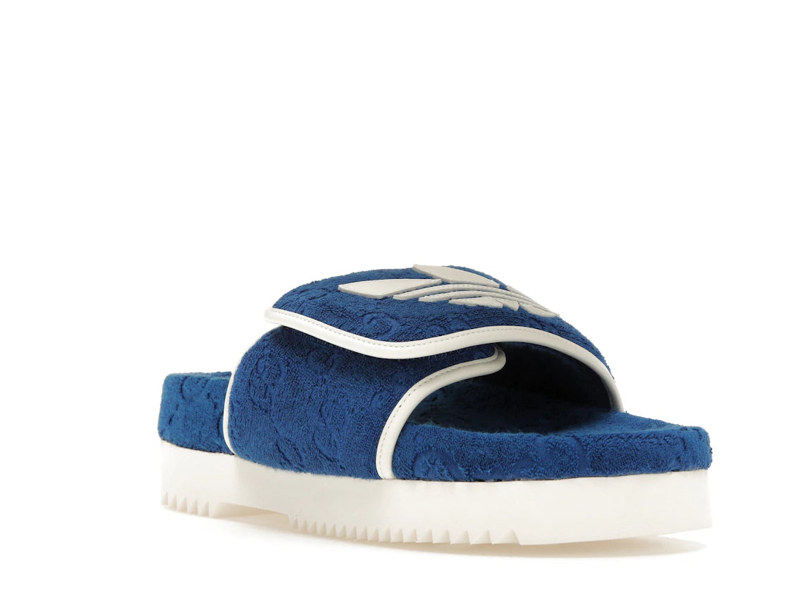 adidas x Gucci GG Platform Sandal Blue - vue secondaire A