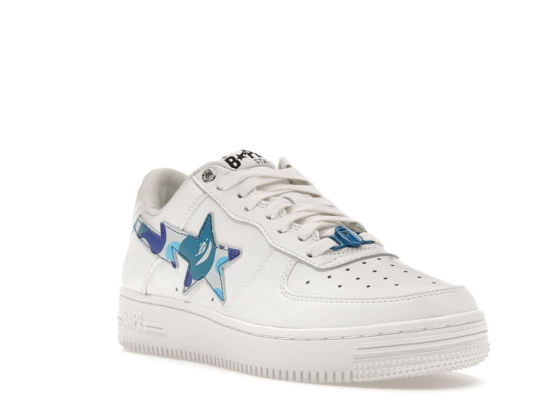 A Bathing Ape Bape Sta Low ABC Camo White Blue (2022) - vue secondaire A