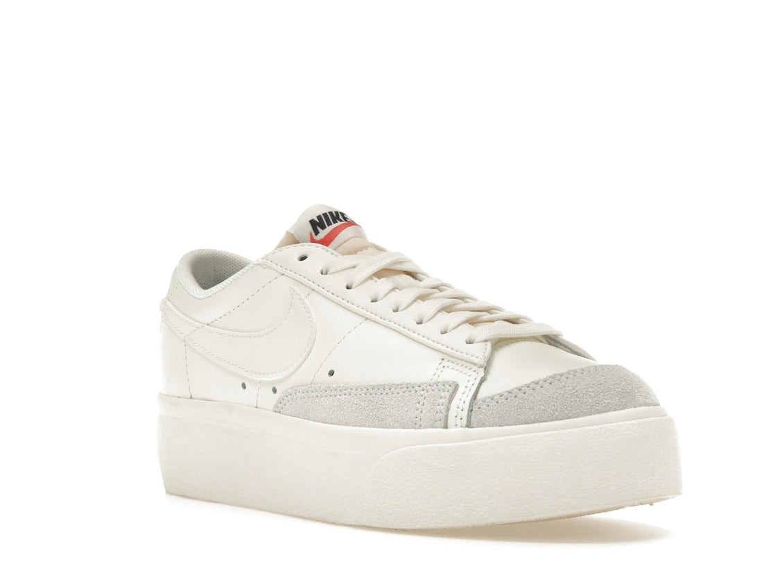 Nike Blazer Low Platform Sail Grey (Women's) - vue secondaire A