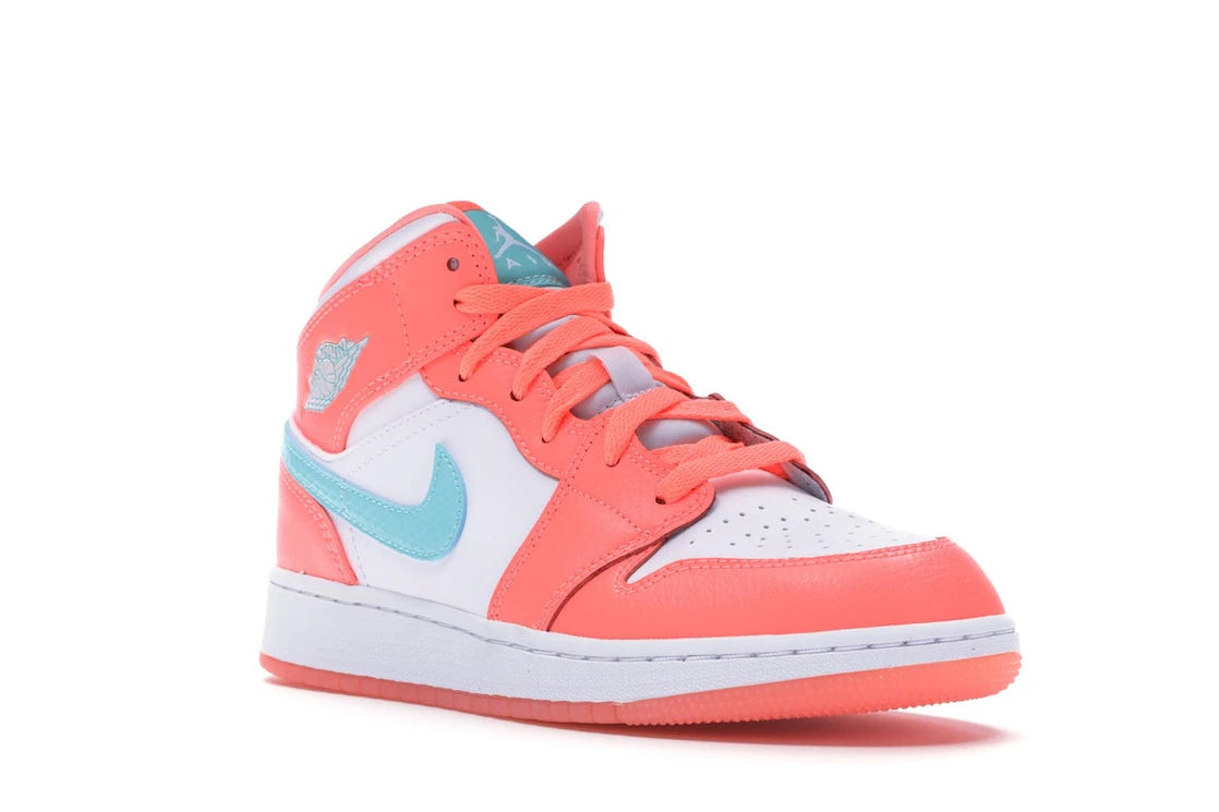 Jordan 1 Mid Crimson Pulse (GS) - vue secondaire A