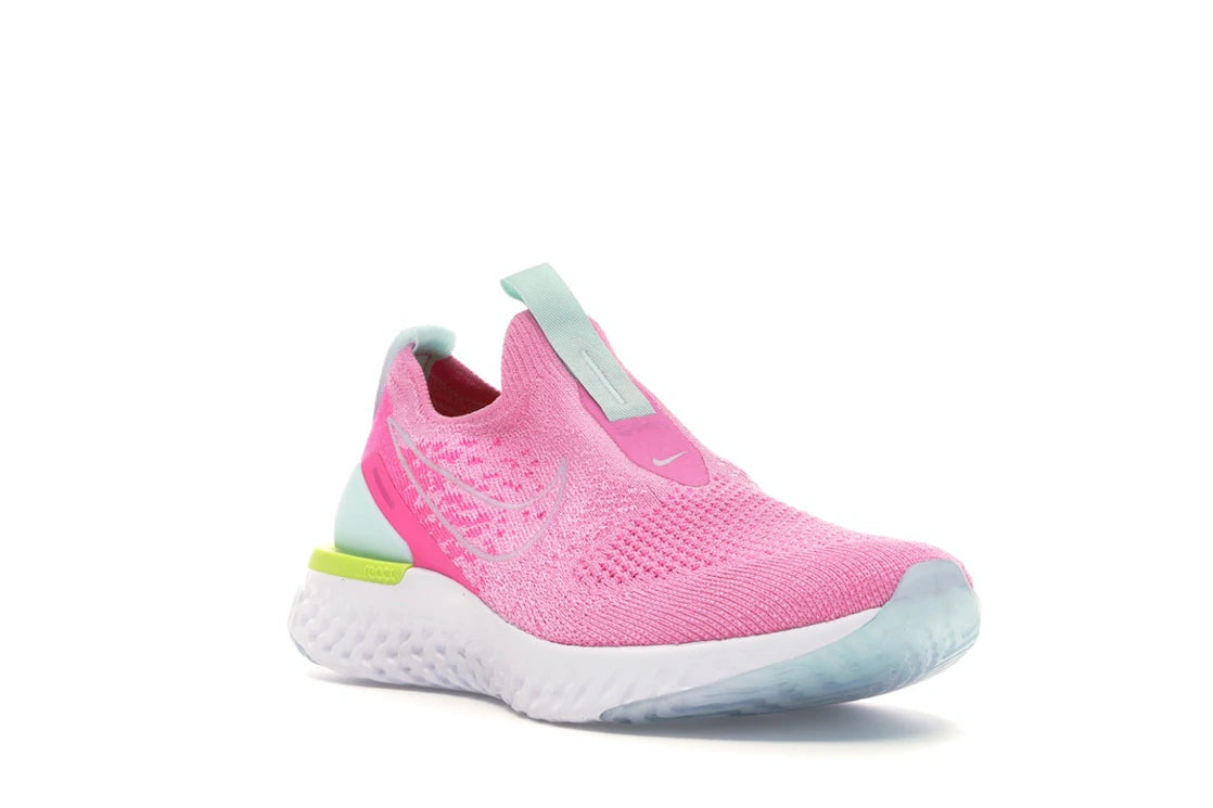 Nike Epic Phantom React Flyknit Psychic Pink (Women's) - vue secondaire A