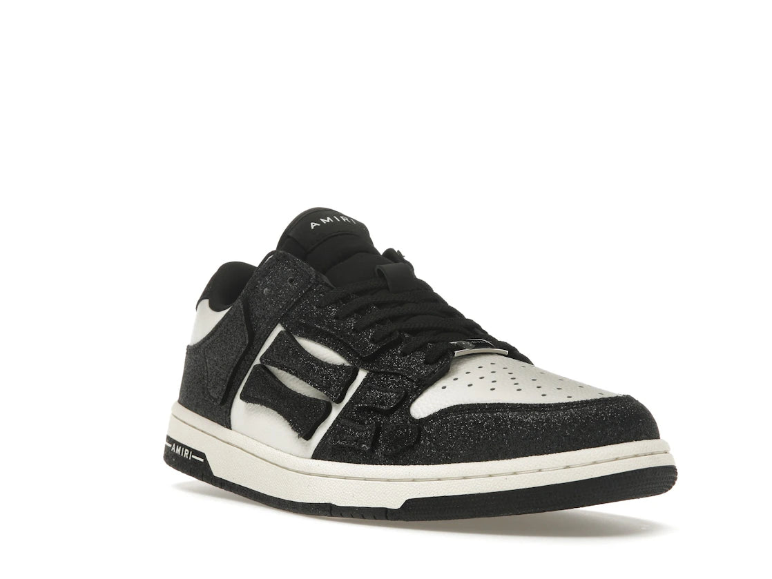 AMIRI Skel Top Low Shimmer Black White - vue secondaire A