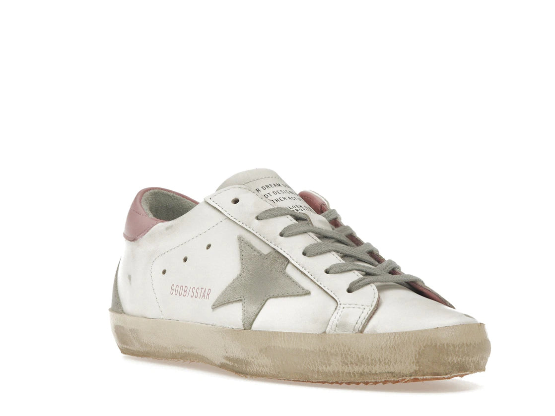Golden Goose Super-Star Weiß Hellrosa (Damen) - vue secondaire A
