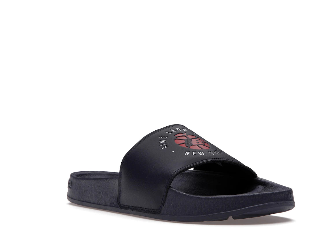 New Balance Slides Aime Leon Dore Navy - vue secondaire A