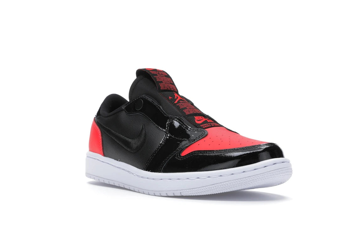 Jordan 1 Low Slip Black Hot Punch (Women's) - vue secondaire A
