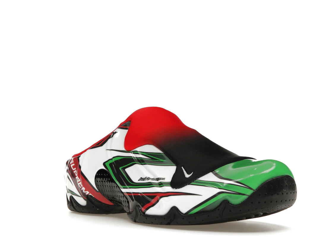 Nike Clogposite Supreme White Gym Red Green - vue secondaire A