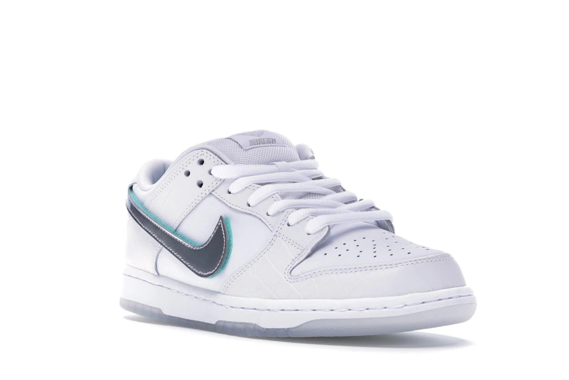 Nike SB Dunk Low Diamond Supply Co. White Diamond - vue secondaire A