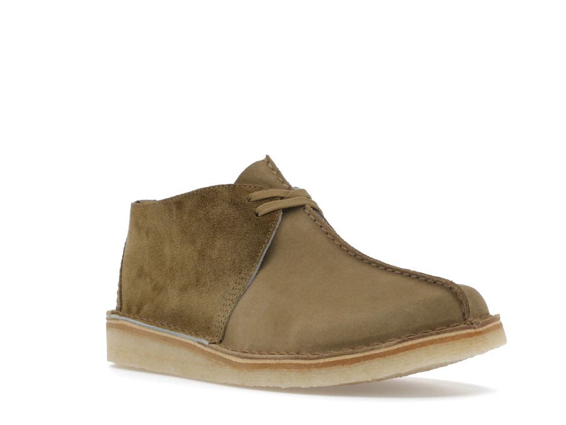 Clarks Desert Trek Dark Olive Combination - vue secondaire A
