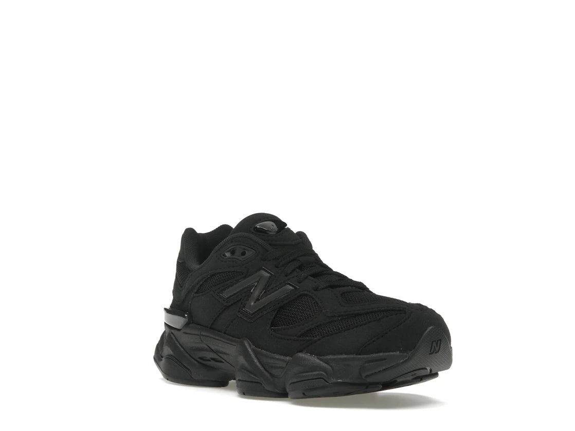 New Balance 9060 Triple Black (GS) - vue secondaire A