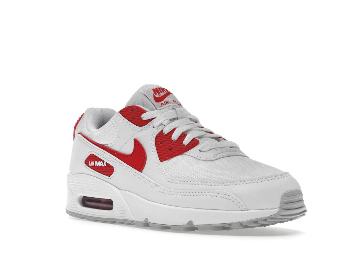 Nike Air Max 90 White University Red - vue secondaire A