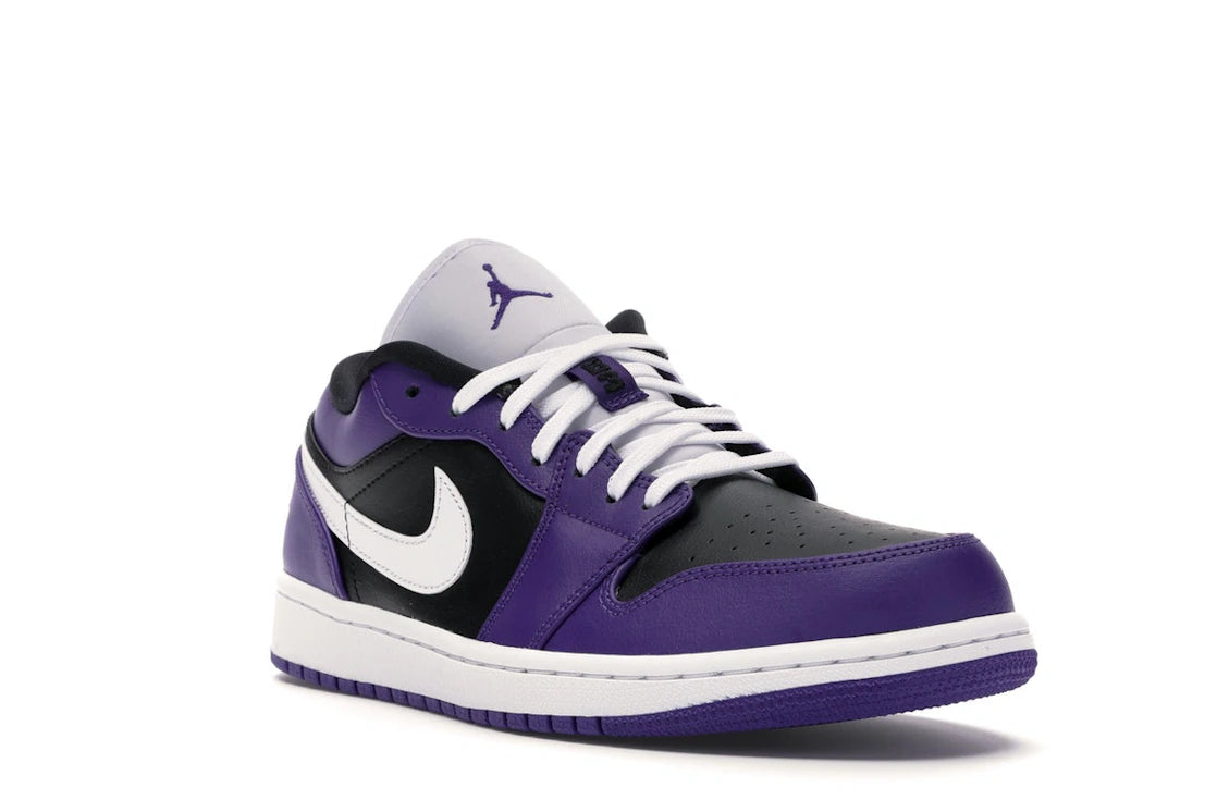 Jordan 1 Low Court Purple Black - vue secondaire A