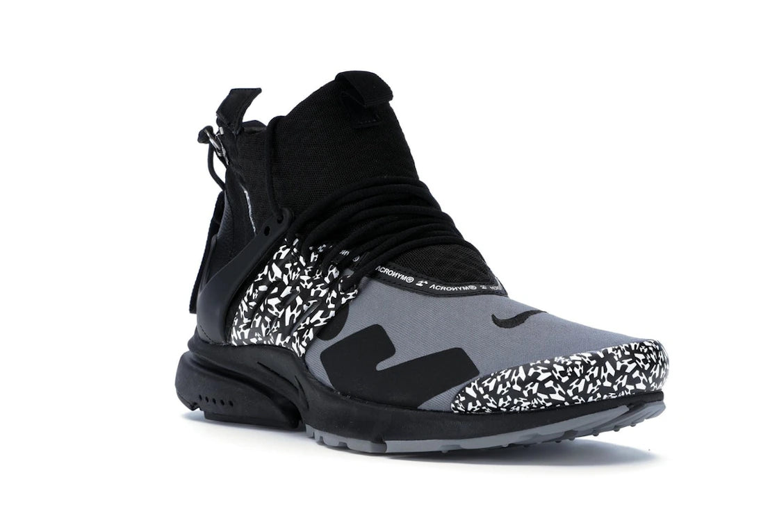Nike Air Presto Mid Acronym Cool Grey - vue secondaire A