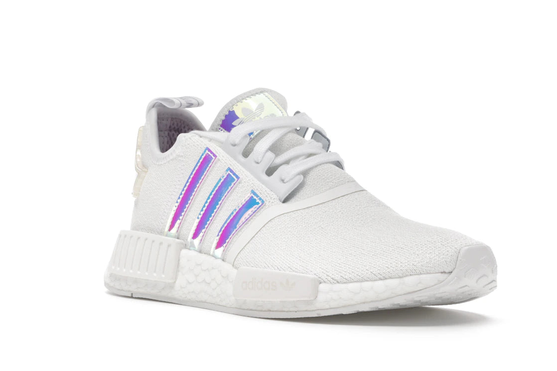 adidas NMD R1 White Iridescent (Women's) - vue secondaire A