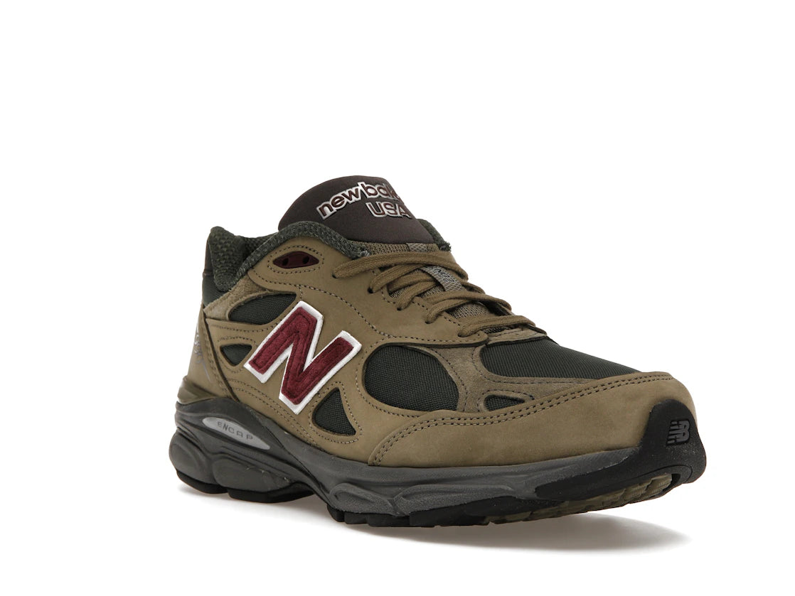 New Balance 990v3 MiUSA Teddy Santis Green Purple - vue secondaire A