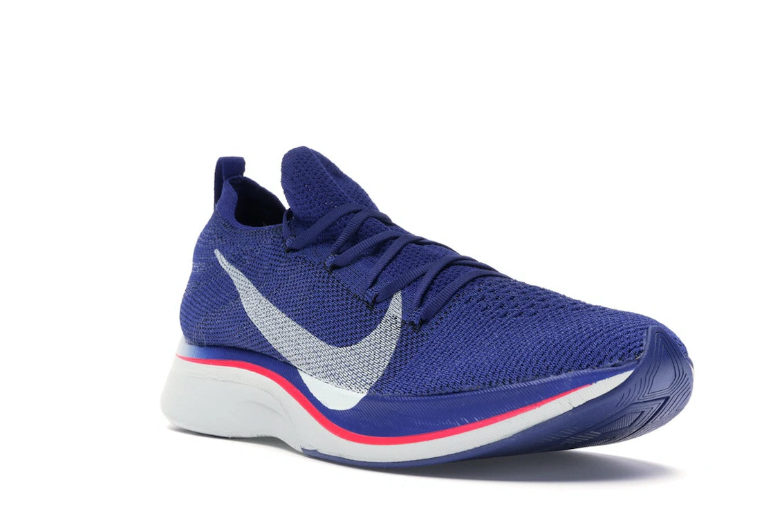 Nike Vaporfly 4% Flyknit Deep Royal Blue - vue secondaire A