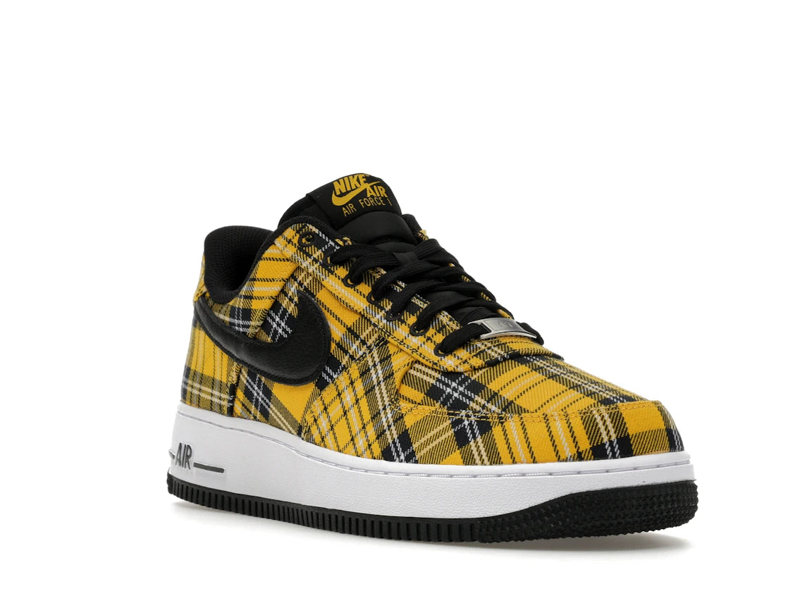 Nike Air Force 1 Low Clueless Yellow Plaid (Women's) - vue secondaire A