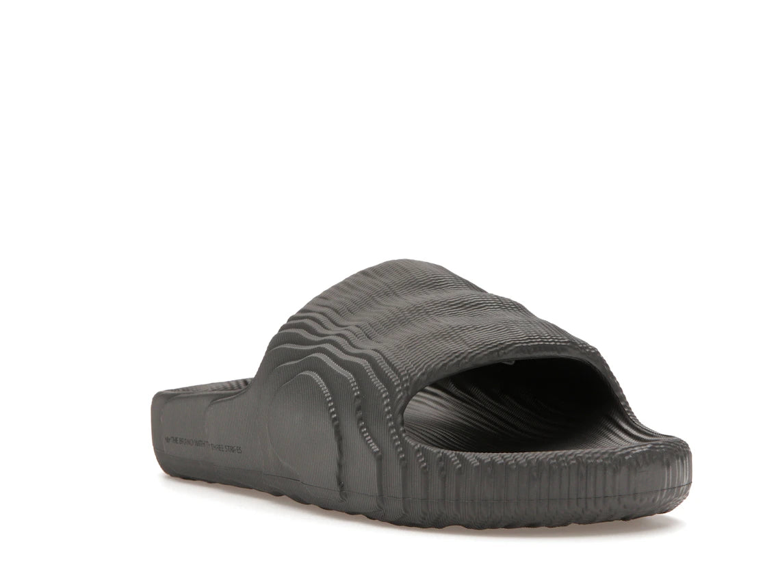adidas Adilette 22 Slides Grey Five - vue secondaire A