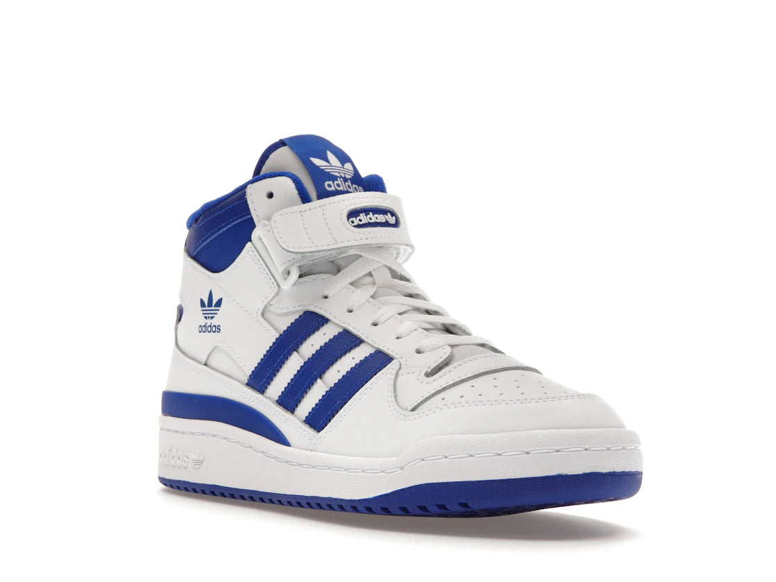 adidas Forum Mid White Royal - vue secondaire A