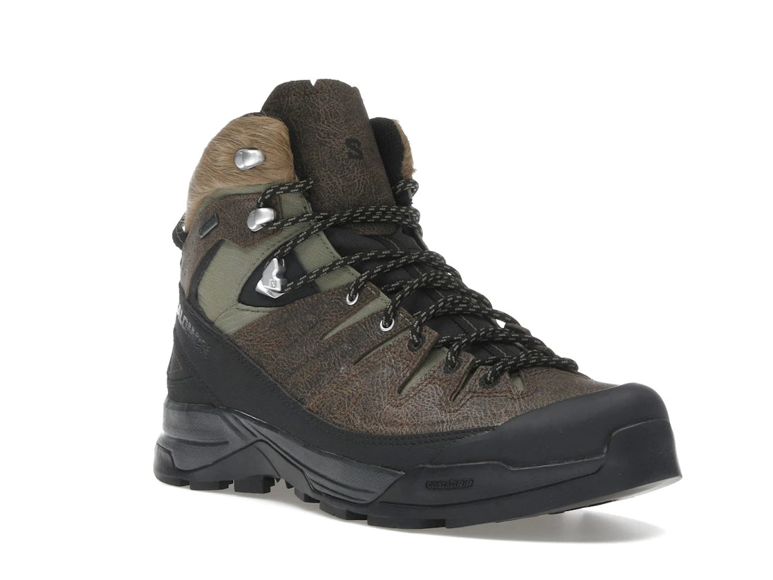 Salomon X-ALP Mid Distressed Leather GTX Dark Earth Black - vue secondaire A