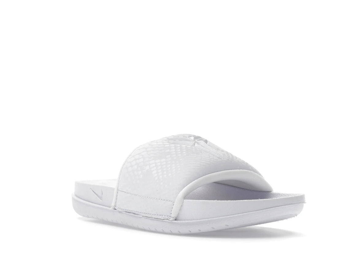 Nike Kobe Offcourt Slide Triple White - vue secondaire A
