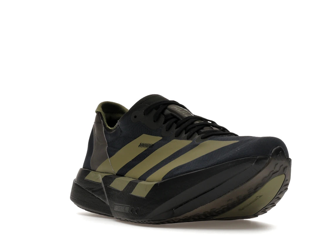 adidas Adizero Adios Pro 4 Black Focus Olive - vue secondaire A