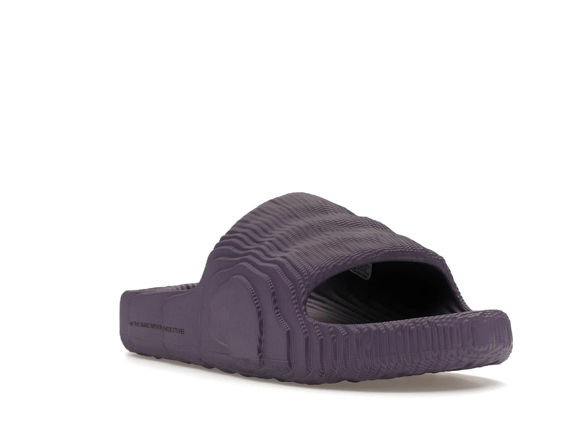 adidas Adilette 22 Slides Tech Purple - vue secondaire A