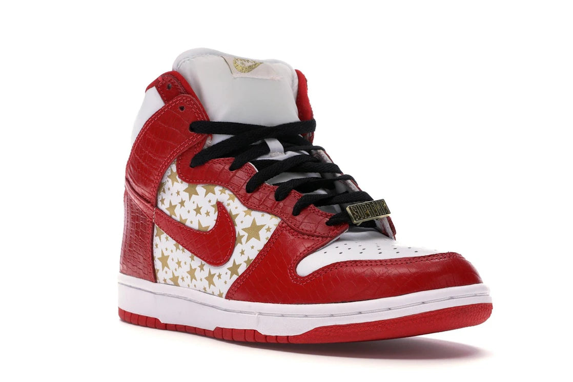 Nike Dunk High Pro SB Supreme Red Stars - vue secondaire A