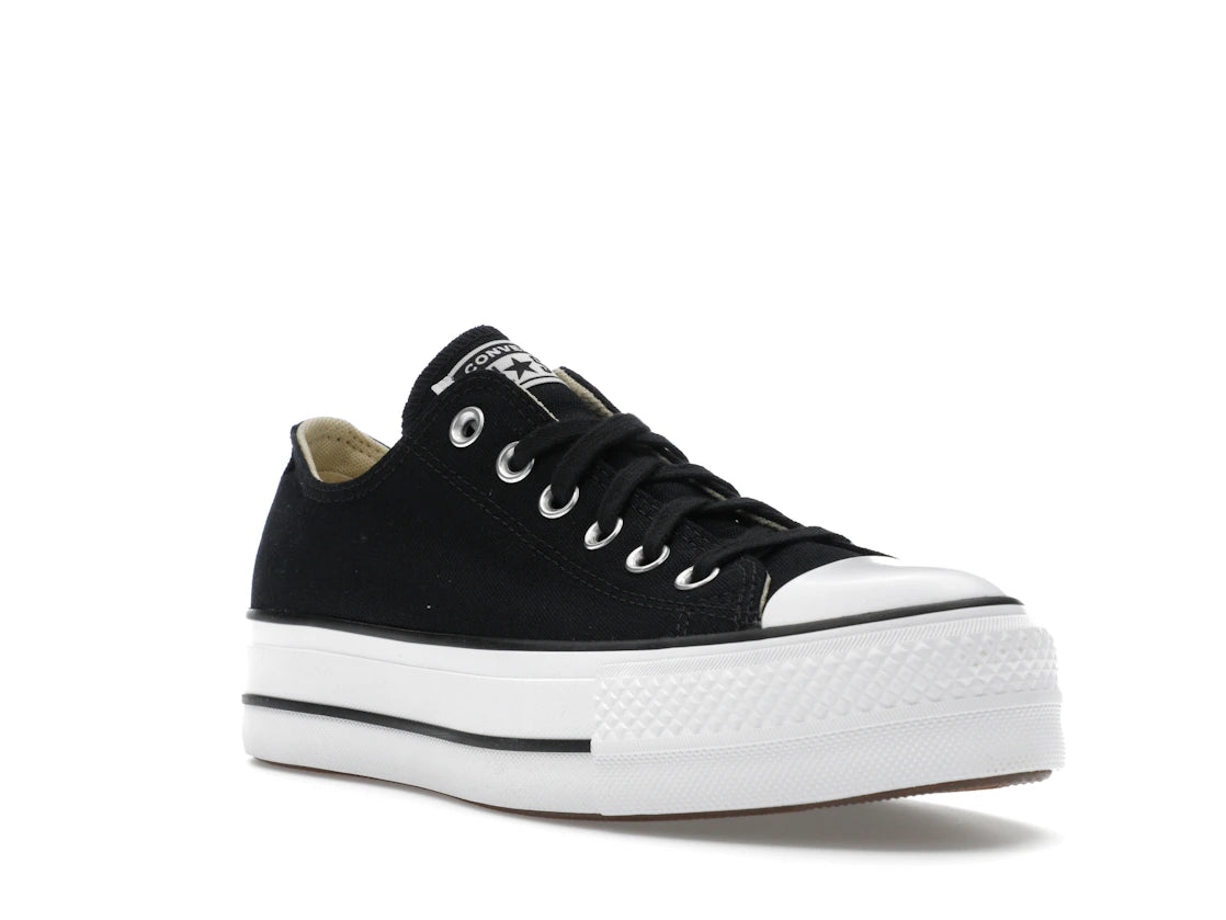 Converse Chuck Taylor All Star Lift Platform Low Black White (Women's) - vue secondaire A