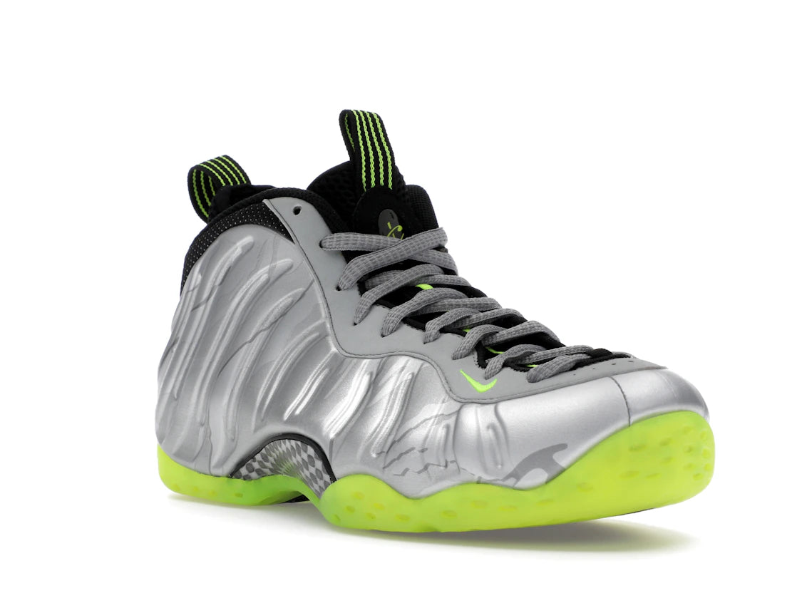 Nike Air Foamposite One Silver Volt Camo - vue secondaire A