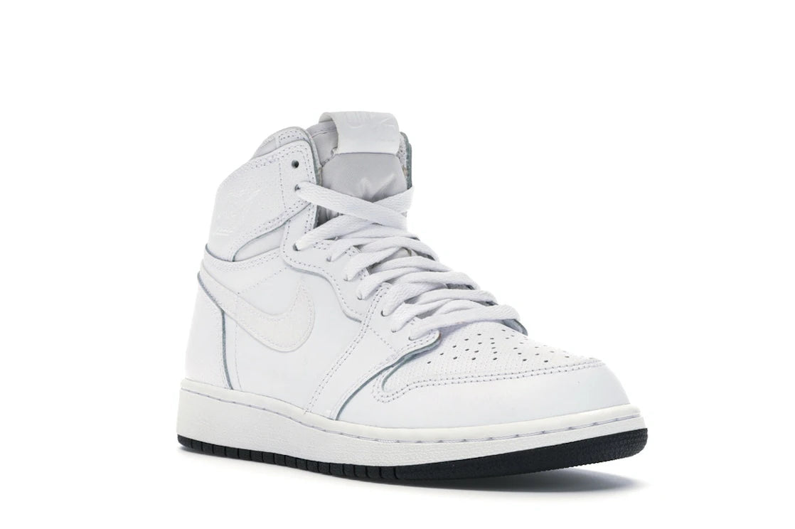 Jordan 1 Retro High Perforated White (GS) - vue secondaire A