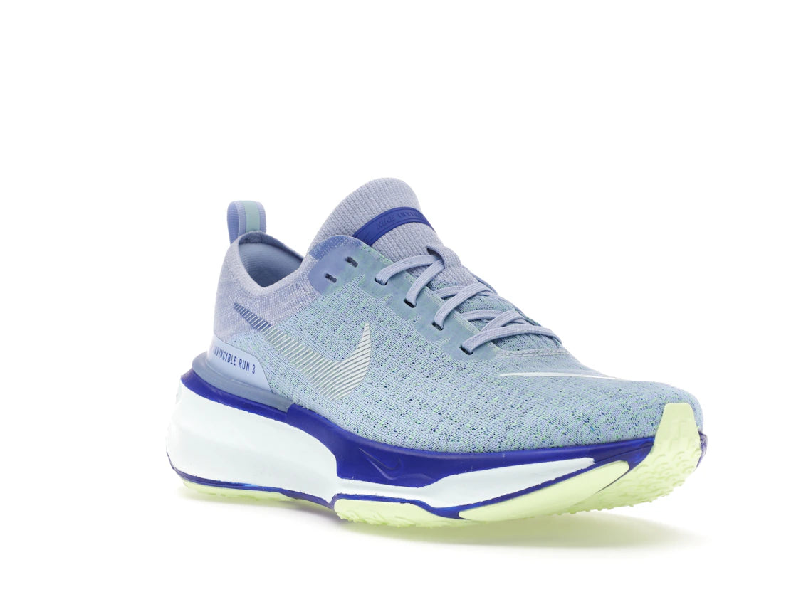 Nike Invincible Run 3 Aluminum Racer Blue Barely Volt Glacier Blue - vue secondaire A