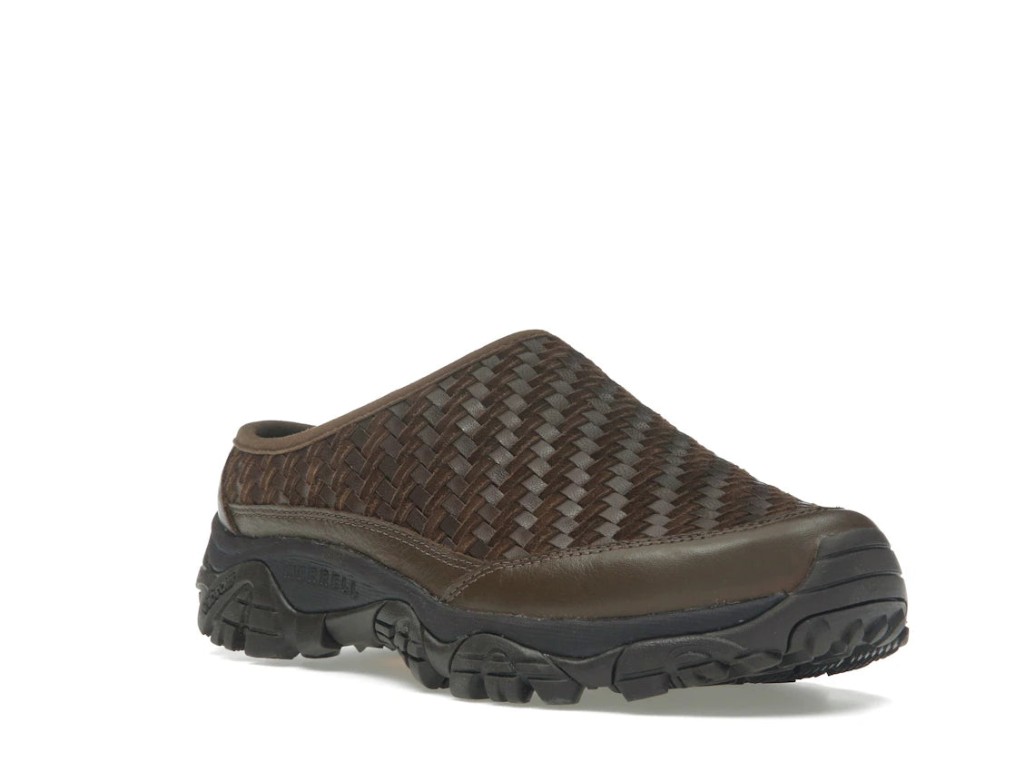 Merrell Moab 2 Slide Leather Woven 1TRL Mole - vue secondaire A