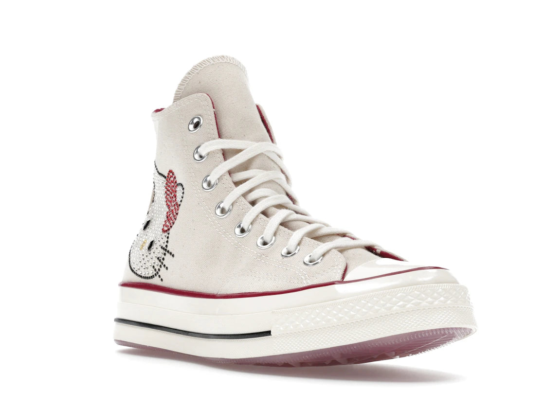 Converse Chuck 70 Hi Hello Kitty Swarovski Egret - vue secondaire A