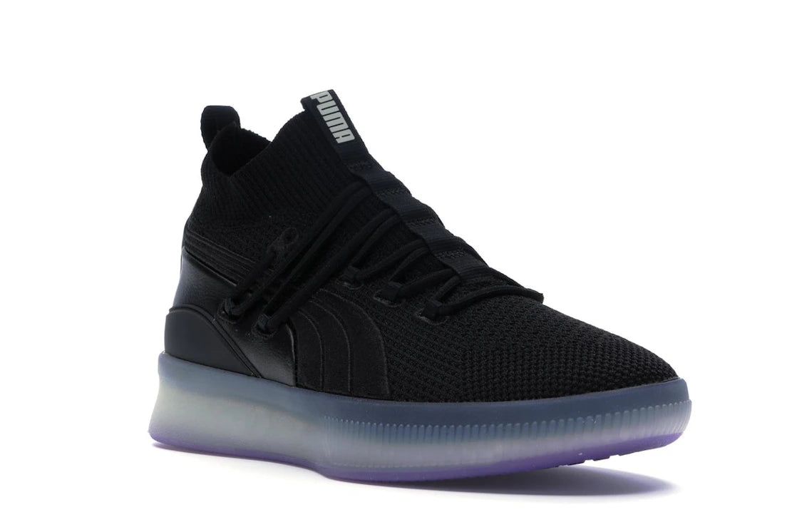 Puma Clyde Court Disrupt Black Electric Purple - vue secondaire A