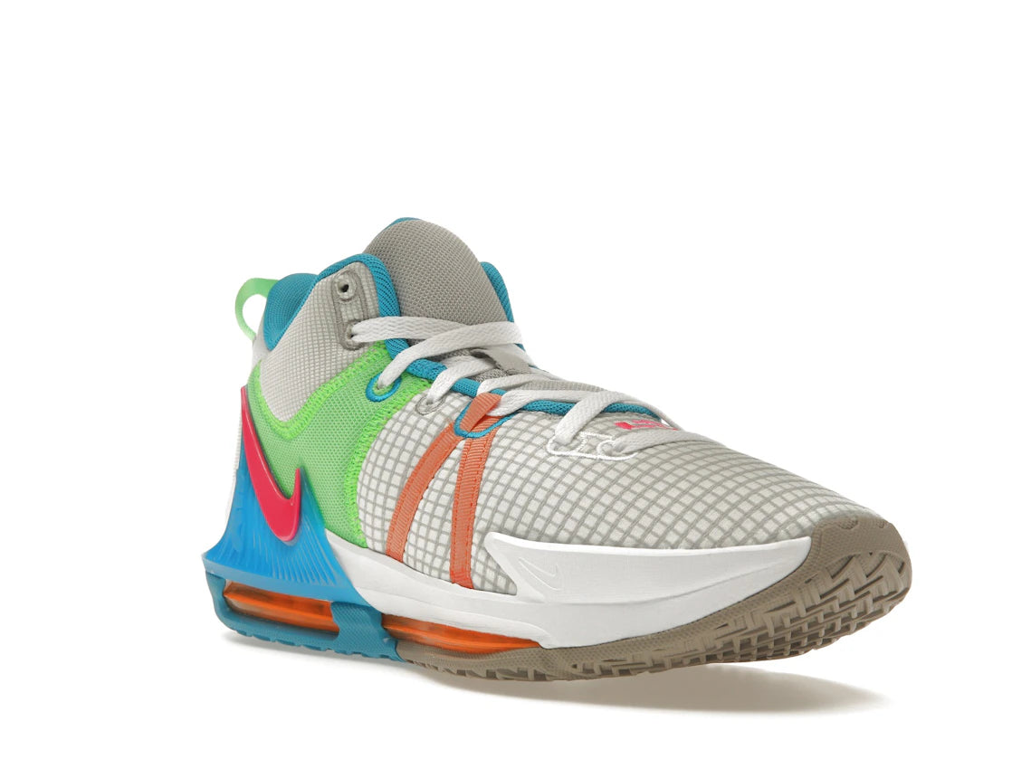 Nike LeBron Witness 7 Grey Fog Multi-Color - vue secondaire A