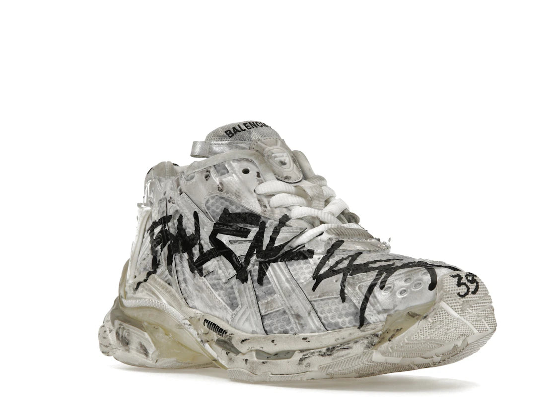 Balenciaga Runner Graffiti White (Women's) - vue secondaire A