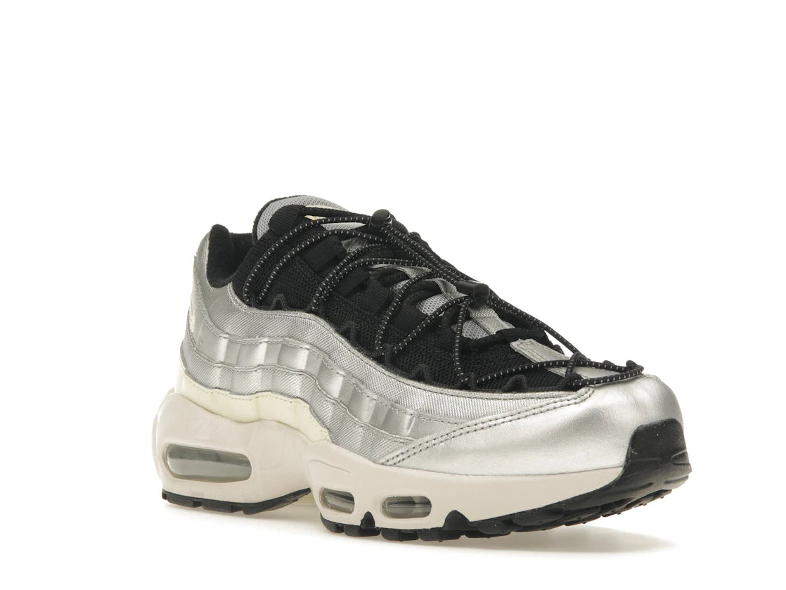 Nike Air Max 95 Toggle Metallic Silver Alabaster (Women's) - vue secondaire A