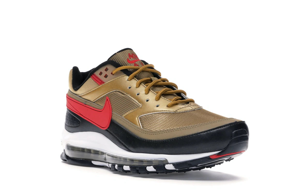 Nike Air Max 97 BW Metallic Gold University Red Black - vue secondaire A